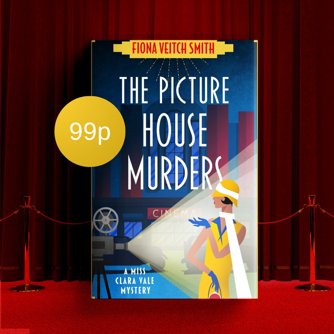For UK fans of Miss Clara Vale the Picture House Murders ebook is going for only 99p today! Join Miss Clara Vale in this stylish cosy murder mystery set in the Golden Age 🎥 @emblabooks Download now: loom.ly/Lupxv4w