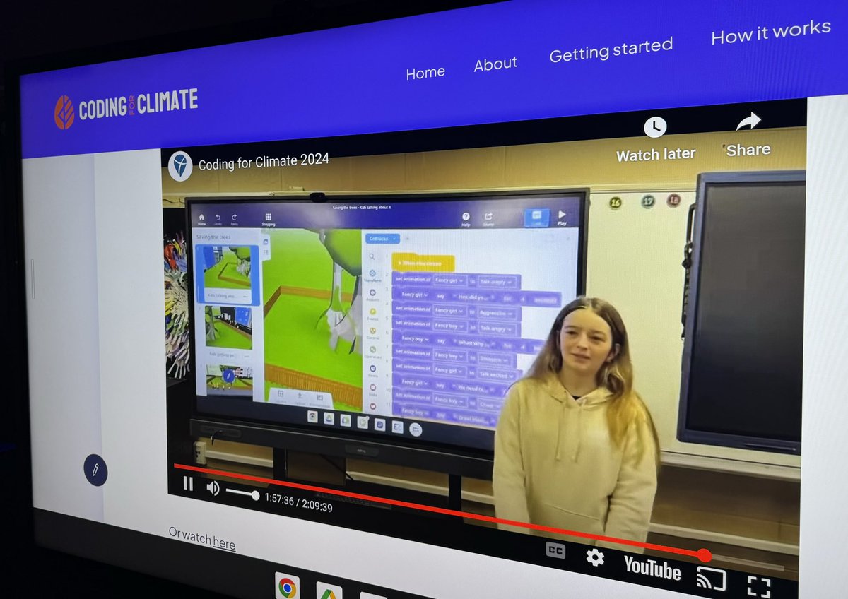 HeatherTechEdu's tweet image. Students showcasing how they used @CoSpaces_Edu and @elementari  for creating solutions during #Coding4Climate project. @JenWilliamsEdu @PTJHPirates @PTISDPirates @koentimmers
