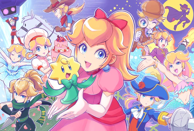 #PrincessPeach #PrincessPeachShowtime プリンセスピーチショータイム みんなかわいい 
