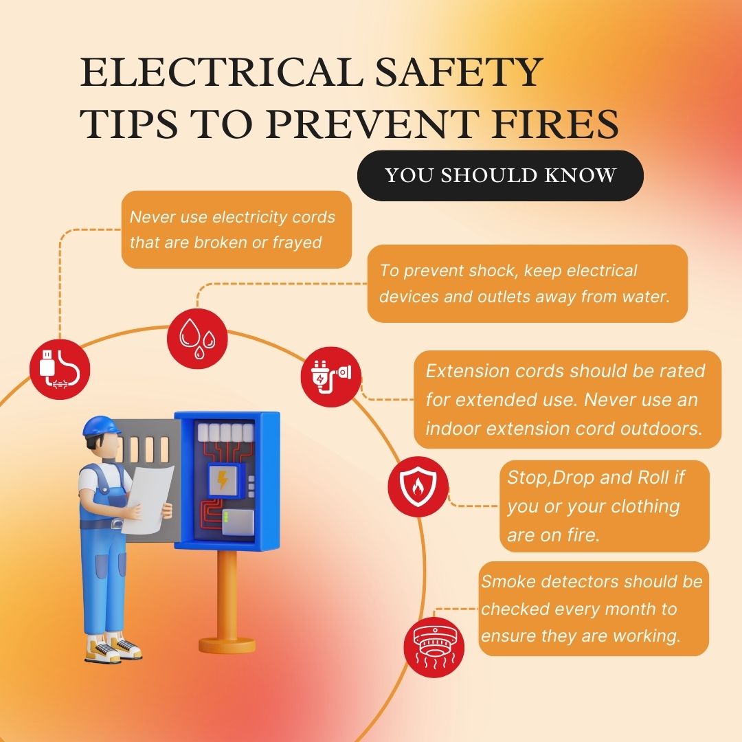 Stay safe and prevent fires with these 5 essential electrical safety tips! Don't take chances when it comes to electrical hazards.
#electricalsafety
#fireprevention
#safetytips
#firesafety
#staysafe
#homesafety
#electricalhazards
#safetyfirst
#preventfires
#safetyawareness