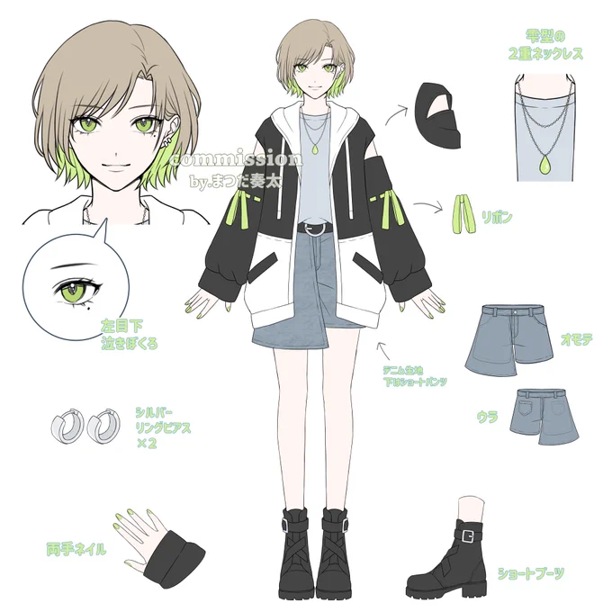 この度、すぅ。さんのキャラクターデザインを担当し、アイコンイラストも描かせていただきました! 爽やかで透明感ある歌声の歌い手さんなので、そのイメージに合うよう制作できてとても満足です これからの活動もみんなで応援しよう!