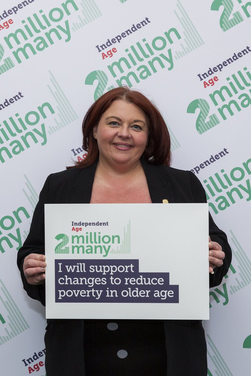 Everyone deserves to enjoy a stable, secure later life which is why we must be serious about tackling poverty in later life.
 
I’m supporting @IndependentAge's #TwoMillionTooMany campaign – it’s time to tackle the urgent issue of pensioner poverty independentage.org/two-million-to…