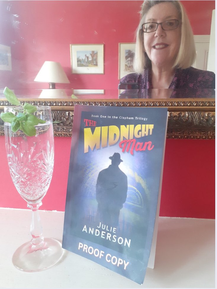 London 1946, murder, and unlikely sleuths drive this new release by author @jjulieanderson The Midnight Man! Read about her pairing: kerryfryarfreeman.com/booksandbevies… 🥂✨#TheMidnightMan #WritingCommunity #newrelease
