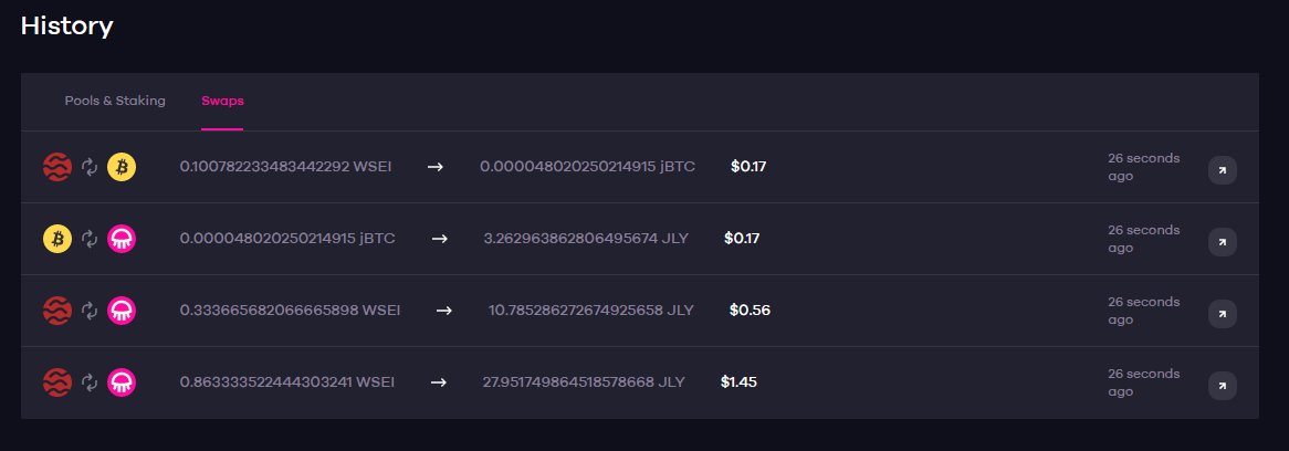 MindshiftHackz's tweet image. My first swap to $JLY 🤩 on devnet and first steps on $SEI

Easy and nice walk through tutorials from @jlyvrs