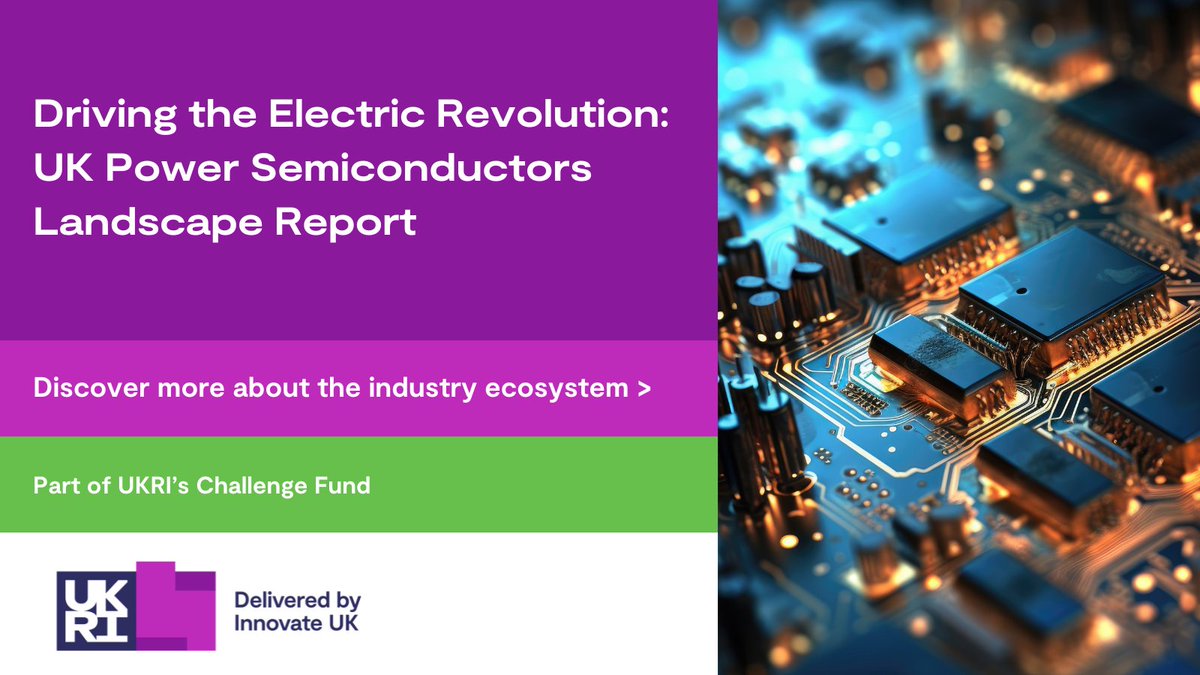 The #DrivingTheElectricRevolution #PowerSemiconductors @InnovateUK report is out now⚡! Discover recommendations for strengthening the UK’s power semiconductors ecosystem: iuk.ktn-uk.org/perspectives/d…