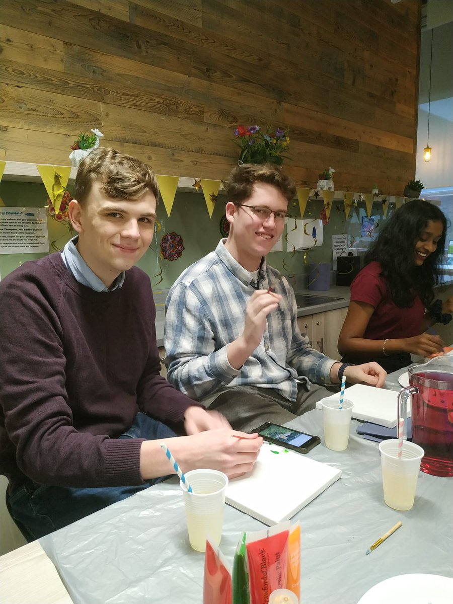 Look at all the lovely & talented artists we have in our accommodation! Happy faces at our recent Sip & Paint social 😊🖌🎨 #reslife #coventryuniversity #futurelets #studentevents #studentaccommodation #sipandpaint #crafts #paintings #artistic