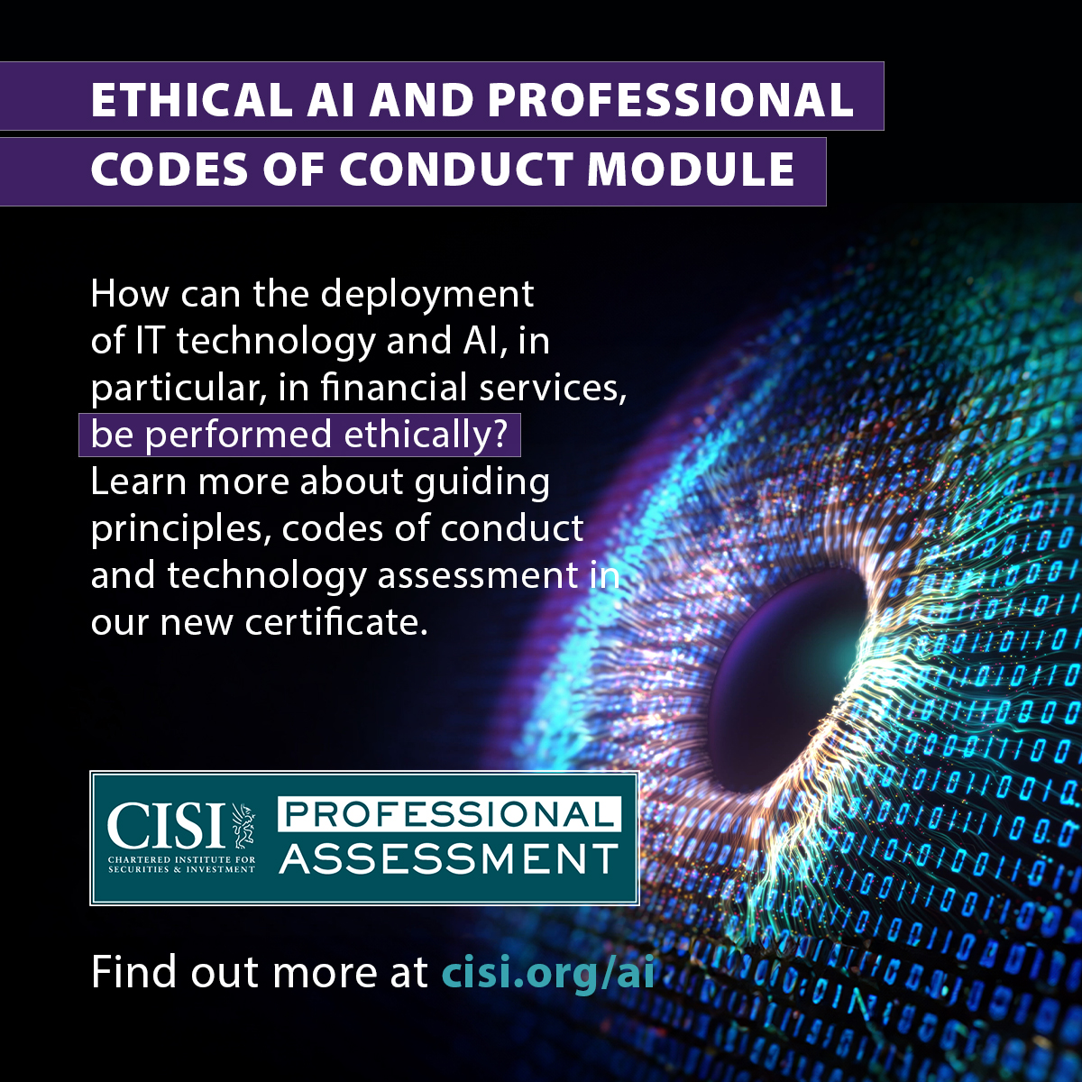 The Strategic Approaches to AI module is part of the Certificate in Ethical Artificial Intelligence (AI), which aims to ensure that AI is developed and deployed in ways that benefit society. Visit cisi.org/ai for more, #AI #aicertification #aicourses