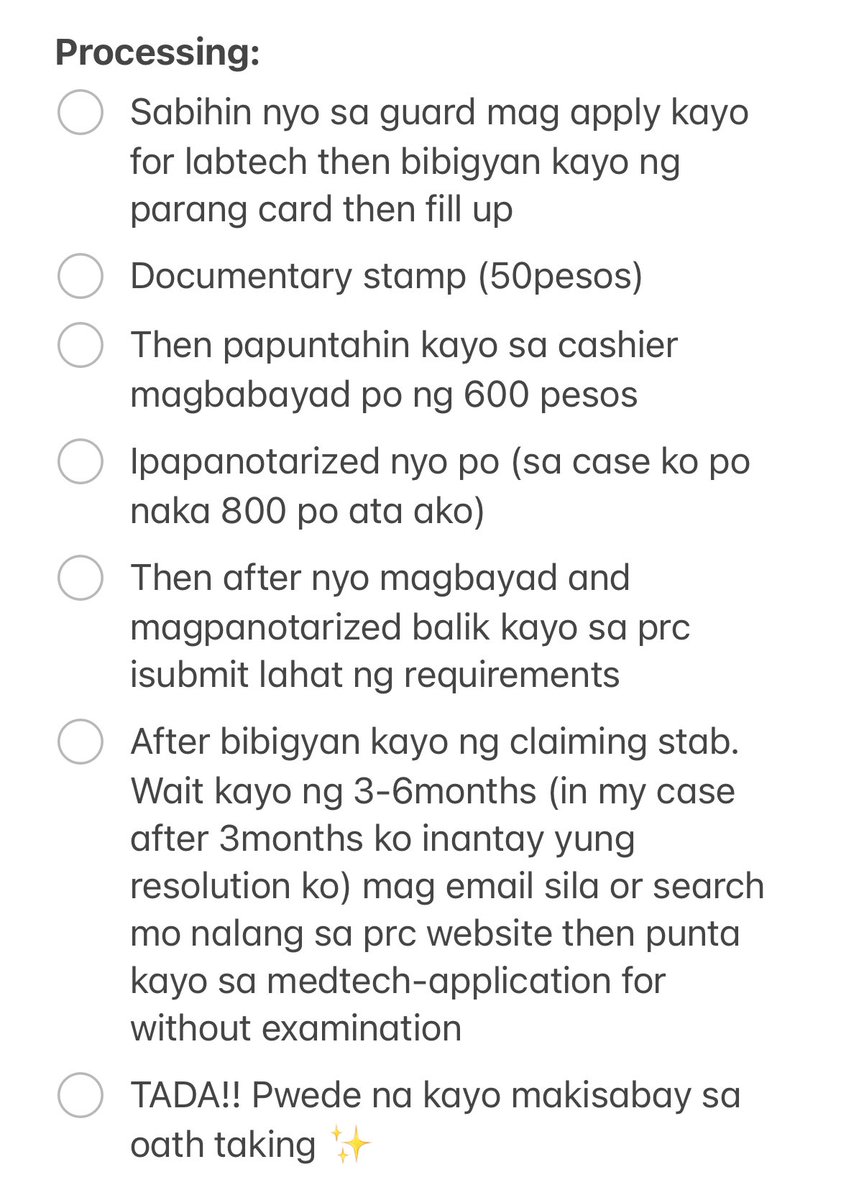 mochi_mnl's tweet image. Dami po nag-dm saakin kung paano ko nakuha MLT licensed ko eto na po ✨pasensya na po if di ko agad kayo narereply due to busy po sa work. But here na po post ko nalang po dito.

Disclaimer: eto po ay based po sa ginawa ko po if may ask po pm po kayo sa mismong prc thankyou po.