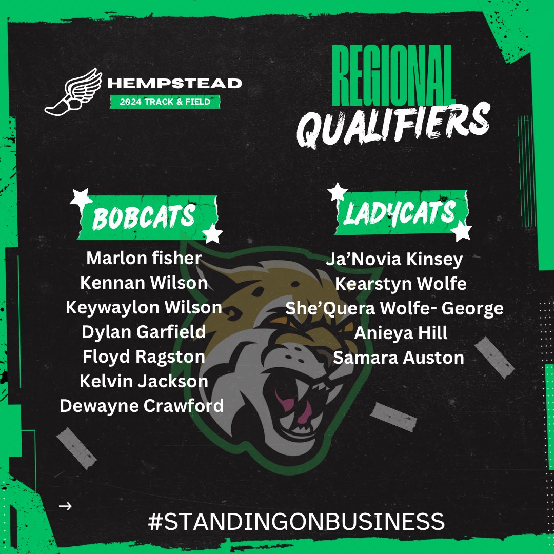 <a href="/Hempstead_HS/">Hempstead High School</a> <a href="/Bobcat_ATH/">Hempstead ISD Athletics</a> <a href="/HempsteadTF/">Hempstead LadyCats Track & Field</a> <a href="/Hempsteadtrak/">Hempstead Boys Track and Field</a>