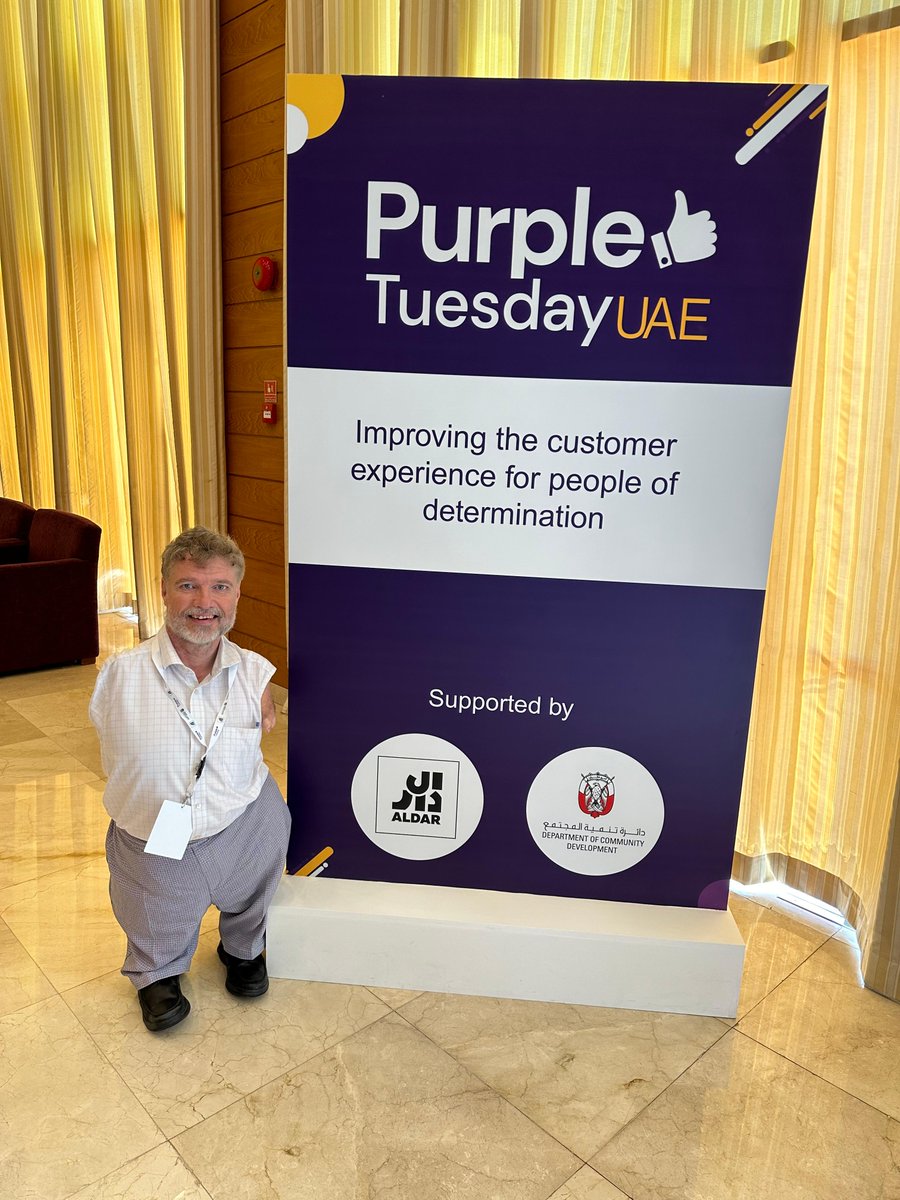 The Purple Tuesday Team has been in Abu Dhabi this week as partners for a unique initiative around creating inclusive cities. Read Mike’s hot off the press post today as he hopes for a less eventful journey home. bit.ly/3xCpwEW