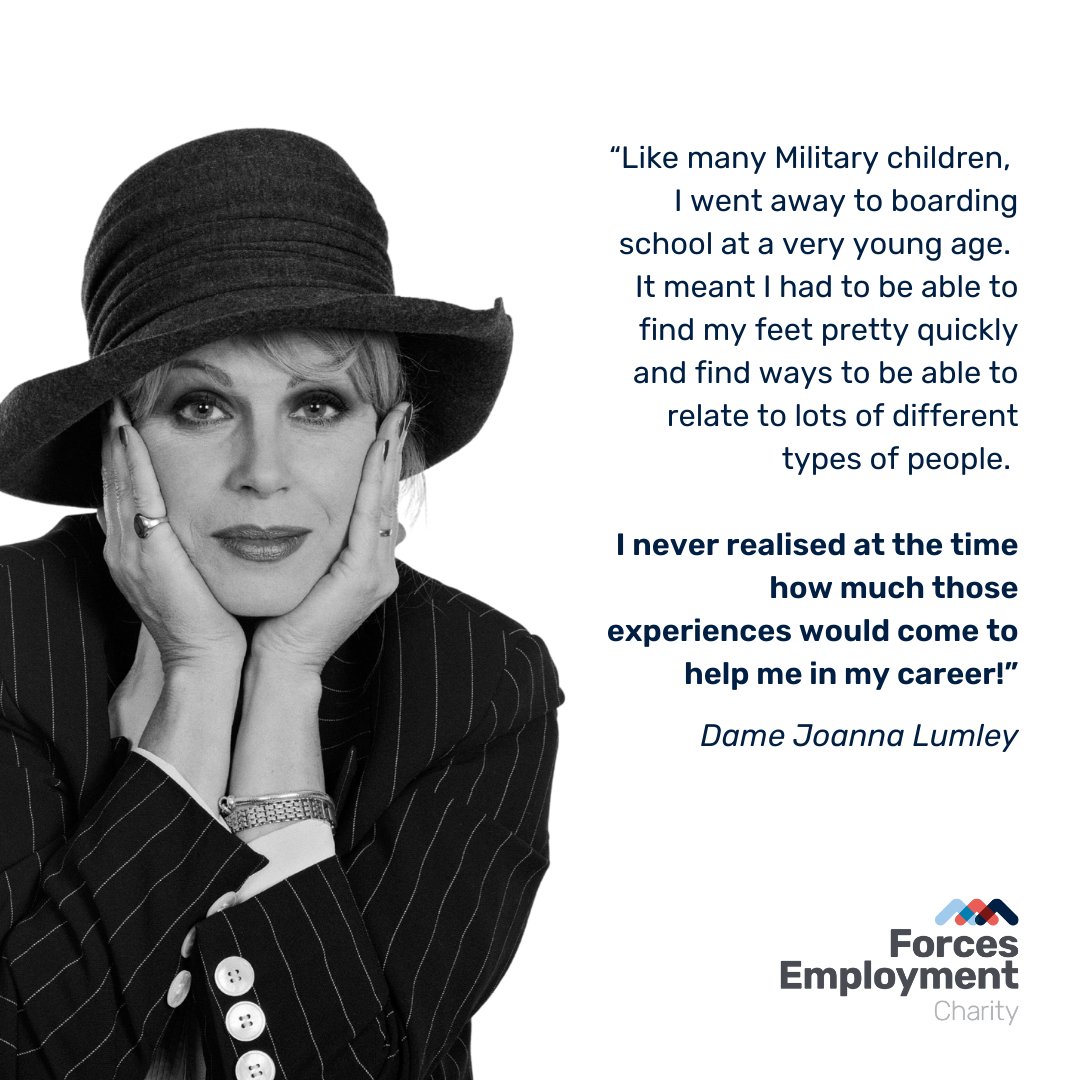 🌼 Dame Joanna Lumley, a military child herself, supports our mission to provide life-changing support to the military community. Register now 👉 loom.ly/Rw0687g #MotMC #JoannaLumley #MilitaryFamily #MilitaryWife #MilitaryChild 📸 Credit: Gemma Levine