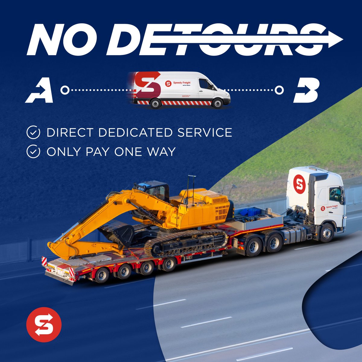 Every moment counts, that’s why we’re here to deliver what you need, when you need it—24/7, 365 days a year. Our dedicated delivery services ensure dedicated transport from A to B, with no detours. ➡️ Speak with your local Speedy Freight team: hubs.la/Q02trj9s0
