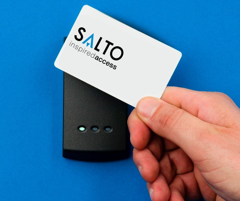 TotalIDUK's tweet photo. Salto 4K Contactless Cards - In stock at Total ID 🔑

Salto access cards are designed to last and can be used with a range of readers that operate at 13.56 MHz, making them a versatile yet effective choice.📝

📞 0800 588 4000
📩 sales@totalid.co.uk
📲 https://t.co/XjyTl3Lz1d https://t.co/WbnB7TA4gU