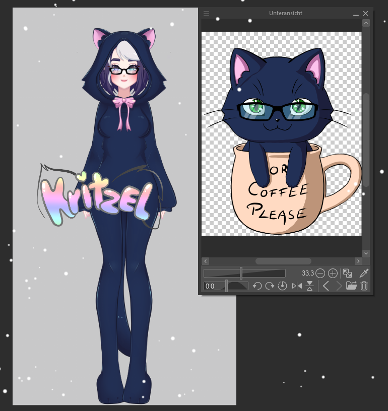 ❤️Vielen lieben Dank für den Stream❤️

Der @Cappuccinofleck onsie ist fertig!✨
(ich habe die Erlaubnis ihr Design zu verwenden!)

look, how cute i am!

#GERVtuber #Vtuberdesign #GADSE #digitalart