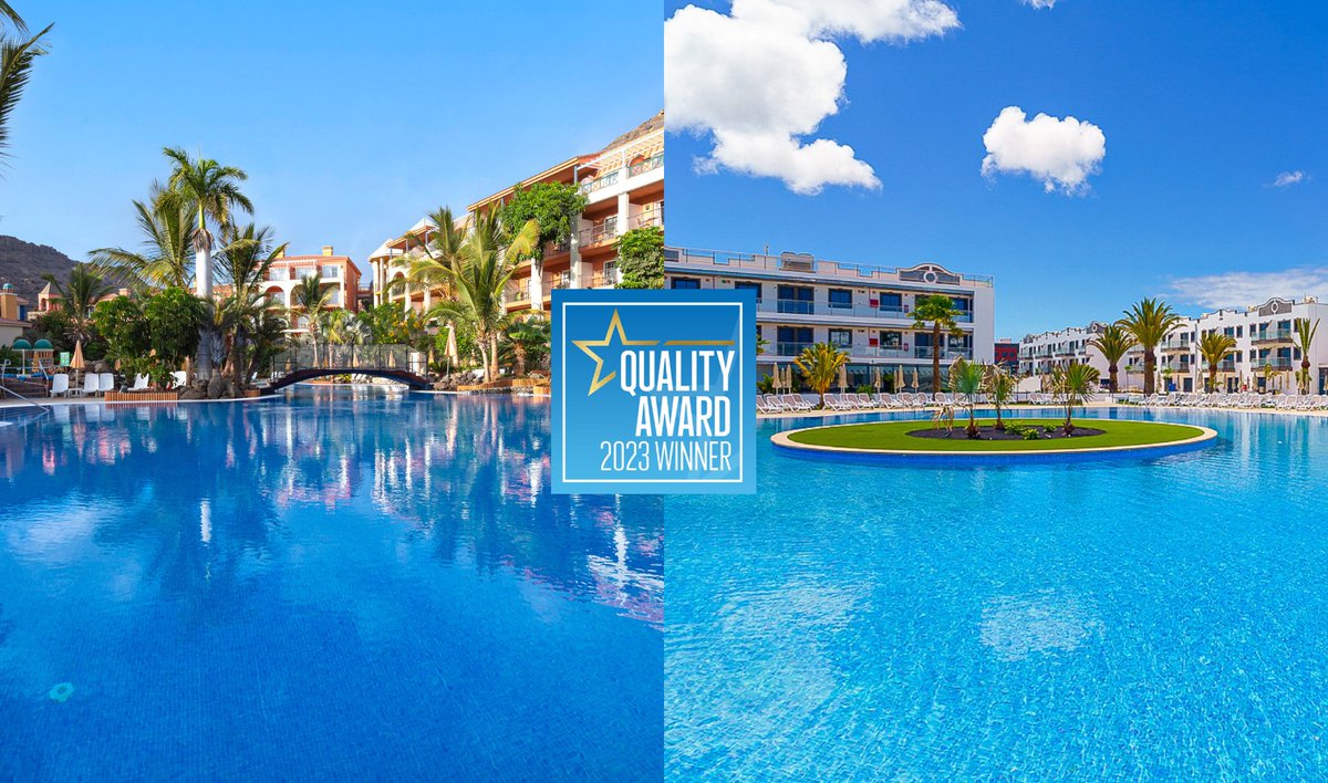 El Hotel Cordial Mogán Playa y el Hotel Cordial Marina Blanca han recibido el Quality Award de Jet2holidays en base a los positivos testimonios y el alto nivel de satisfacción de los huéspedes del turoperador británico durante sus estancias en 2023. becordial.com/noticias/cordi…