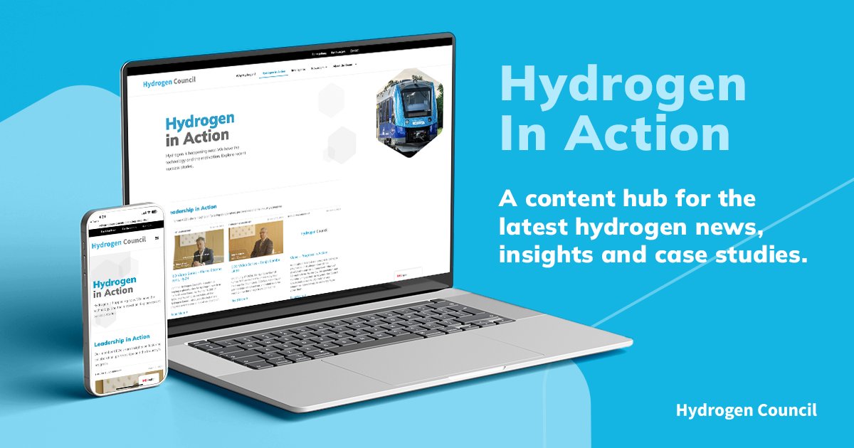 We've revamped our Hydrogen In Action page! This is your go-to source for the latest news, insights, and case studies in the world of #hydrogen. Check it out now 👉 hydrogencouncil.com/en/hydrogen-in…