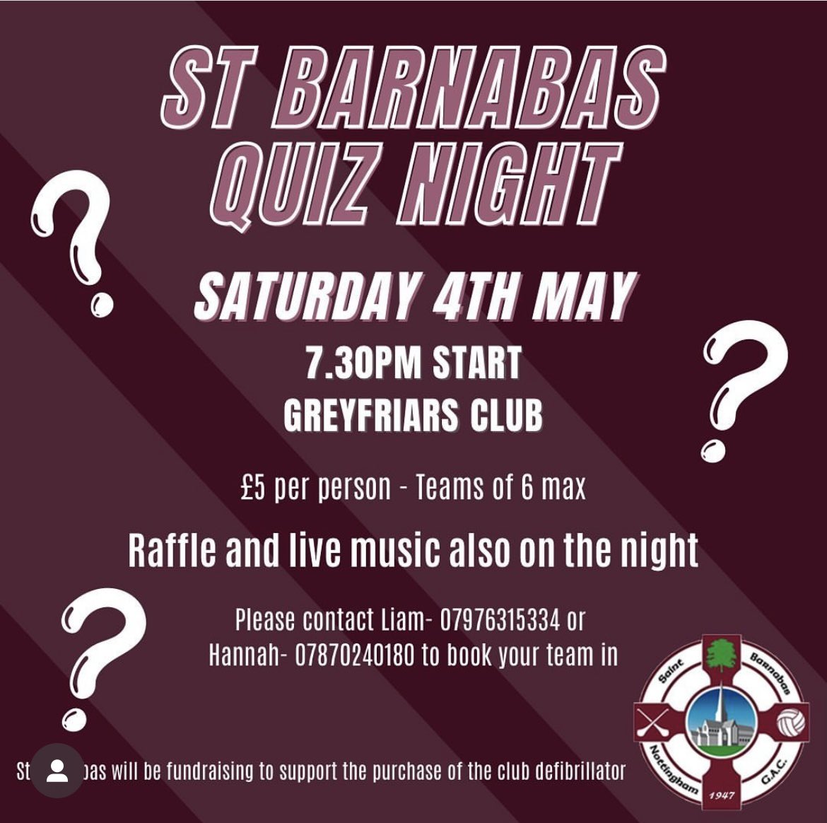 St Barnabas GAC Nottingham (@nottingham_gaa) on Twitter photo 