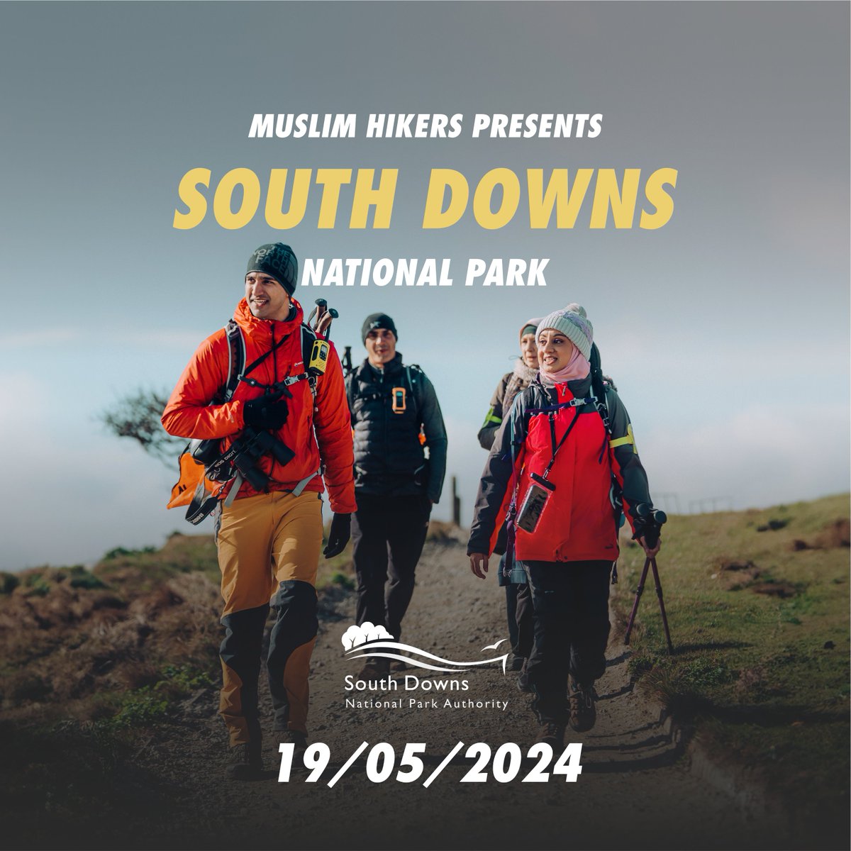 We're excited to welcome @Muslim_Hikers back to the South Downs on Sunday 19 May to help celebrate #NationalWalkingMonth All welcome regardless of religious background or ability. Limited spaces, so hurry, don't miss out >> eventbrite.co.uk/e/muslim-hiker…