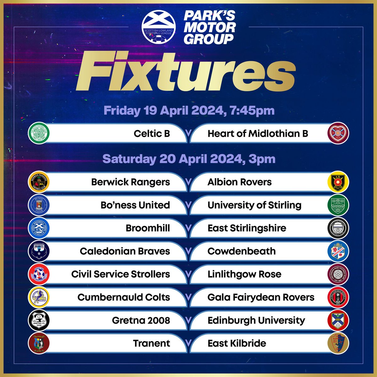 𝑻𝒉𝒆 𝑪𝒍𝒐𝒔𝒊𝒏𝒈 𝑾𝒆𝒆𝒌𝒆𝒏𝒅 23/24 comes to an end this weekend 😭 A massive clash between @GretnaFC2008 & @EdinburghUniAFC - with both sitting at the bottom of the table with nine points! 🤯
