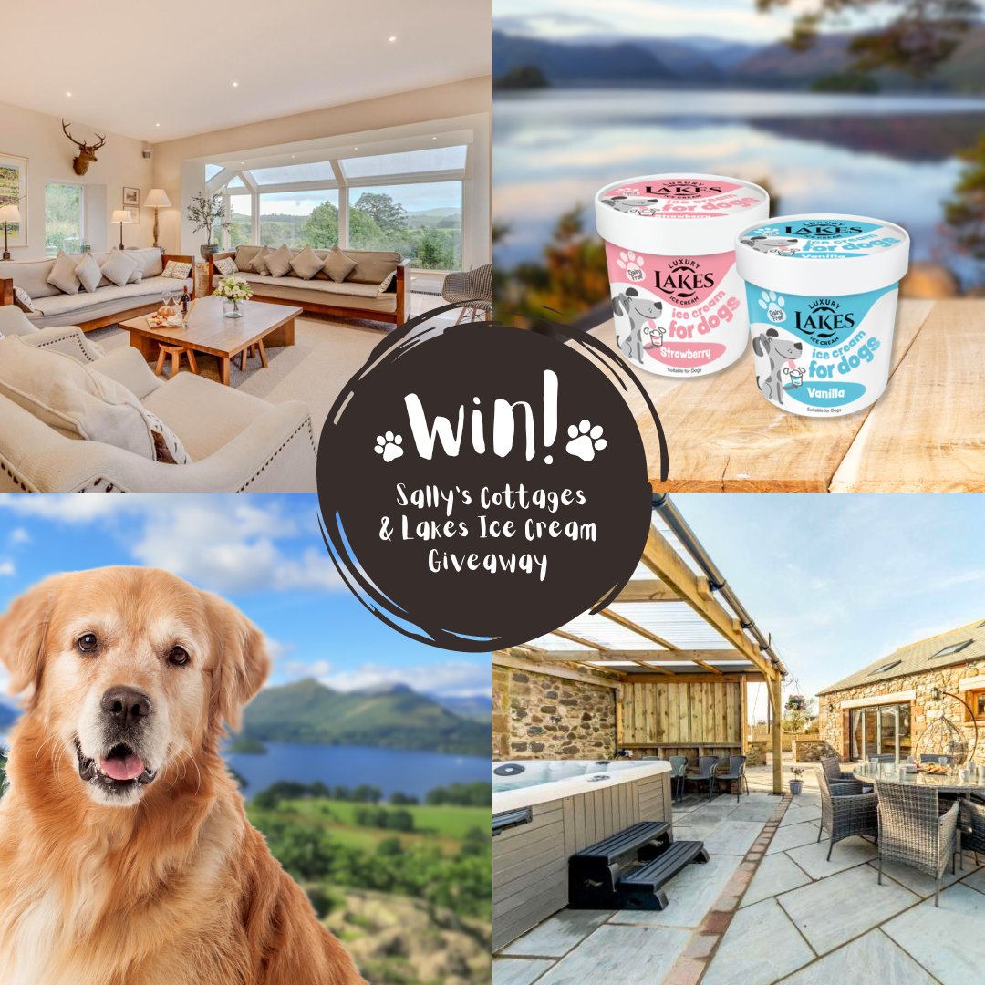Have you entered our #GIVEAWAY! We're giving away a hamper of goodies including our new ice cream for dogs & a £500 gift voucher for @sallyscottages 🏡🍦 Enter ➡️ brnw.ch/21wIYzA Ts & Cs: brnw.ch/21wIYzz Comp closes: 11:00pm, 10.05.24 Winner: 13.05.24