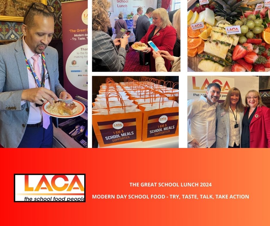 Fantastic attendance and school food at House of Commons #thegreatschoollunch where LACA highlighted to MP’s some of the key challenges the industry is facing @SharonHodgsonMP