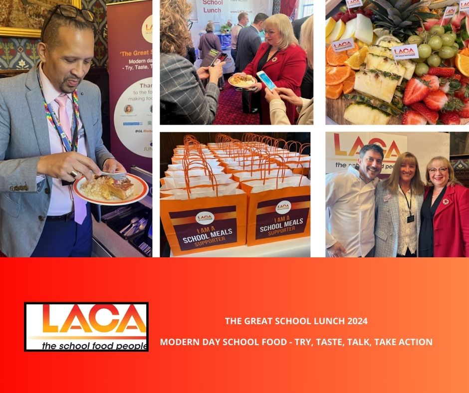 Fantastic attendance and school food at House of Commons #thegreatschoollunch where LACA highlighted to MP’s some of the key challenges the industry is facing <a href="/SharonHodgsonMP/">Sharon Hodgson</a>