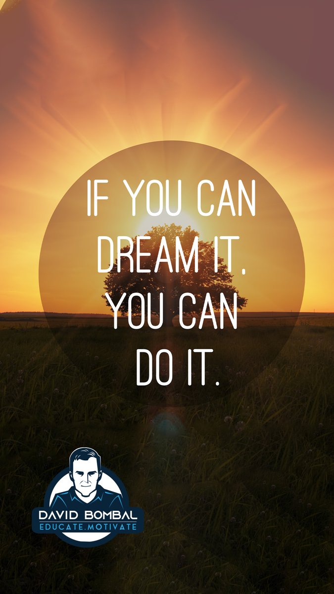 If you can dream it. You can do it.

#DailyMotivation #inspiration #motivation #bestadvice #lifelessons #changeyourmindset