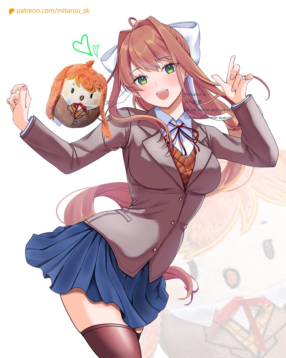 Monika and Onigirika!

#DDLC #DDLCfanart