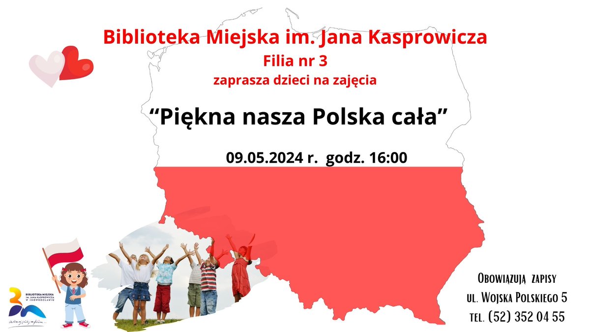 Piękna nasza Polska cała - #bmjkinowroclaw #inowroclaw #biblioteka - jan-kasprowicz.bmino.pl/piekna-nasza-p…