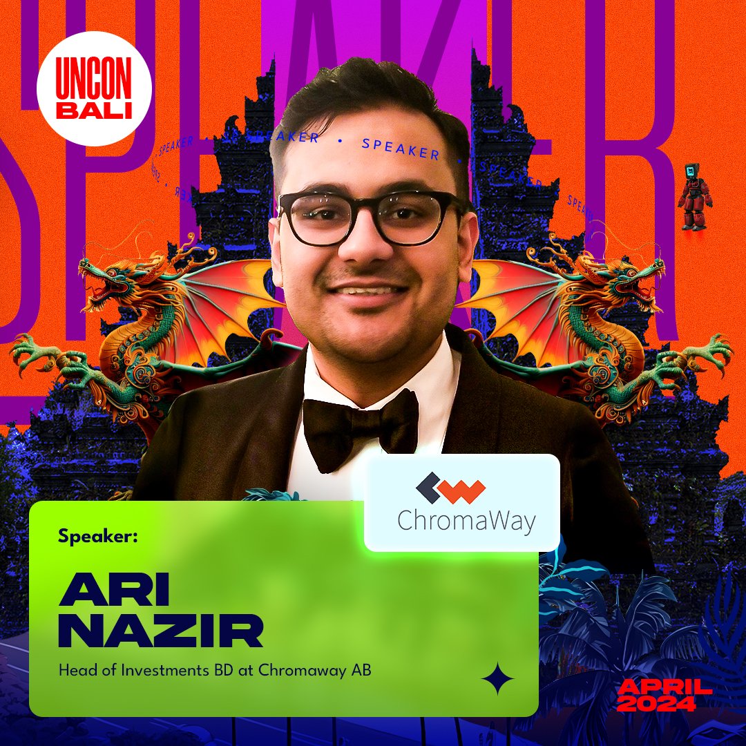 UNCONFERENCE BALI 2024 📈

Ari Nazir is the Head of Investments and Business Development at Chromaway AB (@chromaway), a Crypto gaming company.🧿❤️

#UnconferenceBali
#UnParalleledConference

🇮🇩