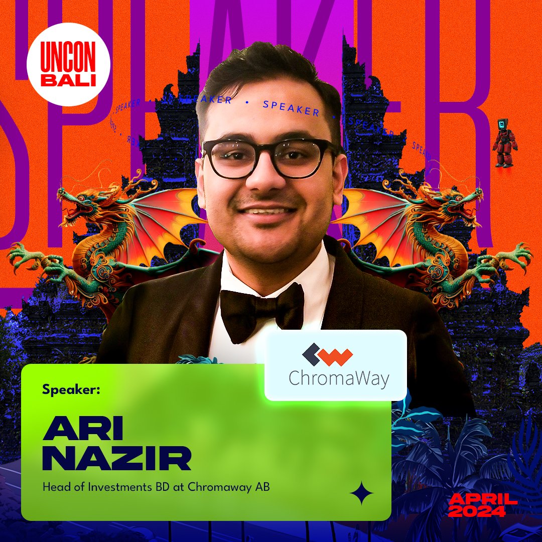 unconbali's tweet photo. UNCONFERENCE BALI 2024 ๐
Ari Nazir is the Head of Investments and Business Development at Chromaway AB (@chromaway), a Crypto gaming company.๐งฟโค๏ธ
#UnconferenceBali
#UnParalleledConference
๐ฎ๐ฉ https://t.co/yDmuMRWiU7