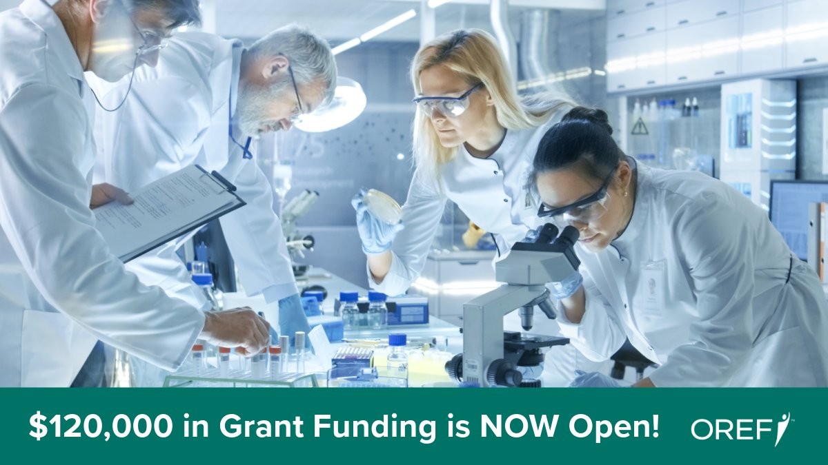More than $100,000 in OREF Funding is now OPEN! We are now accepting applications for pain management, skeletal metastases and resident research and support for NIH K Awards. For a complete list of open grants visit: bit.ly/OREFFunding #orthotwitter #orthopaedics