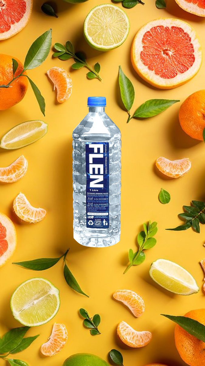 Delight Your Senses, Hydrate with Flen  Pure Water, Bursting with Natural Goodness! 
.
.
.
 #FlenWater #FruitfulHydration #hindustanunited  #flen  #premiumwater  #fmcg  #viralpost  #trending  #repost #hydratewithpurpose  #fruitfullife #fruitlover  #hydrateyourself  #FlenWater