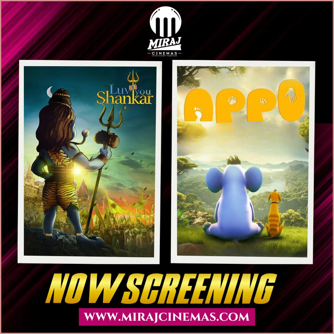 Make this summer a treat for the kids with a double dose of animated fun with Movies like #Appu and #LuvYouShankar! These animated films are the perfect way to beat the heat and keep the fun going with exciting adventures and laughter-filled moments. 🌞🍦 Book Tickets Now at