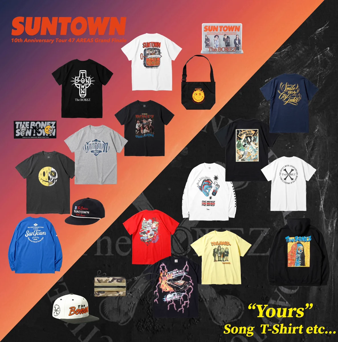 The BONEZ SUN TOWN Tシャツ 金テープ付 GLheGf6bkAAwJBt?format=webp&