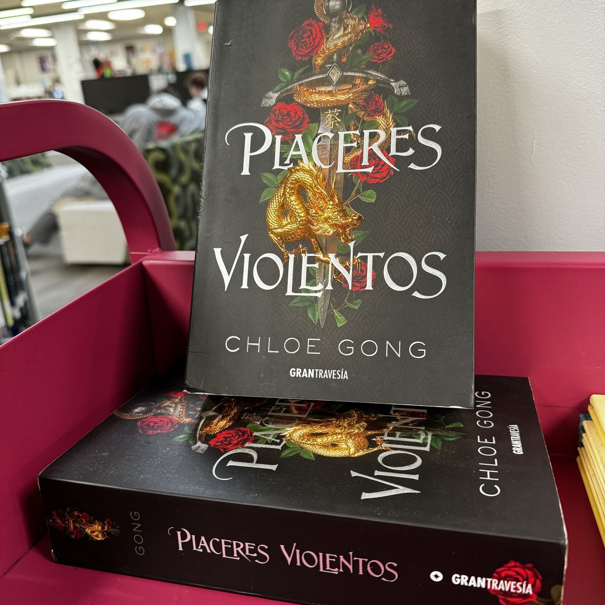 Huge thank you to @thechloegong for sharing Spanish copies with librarians and teachers. I showed these to my biggest Spanish reading fans and they are so excited for when these come back from cataloging!