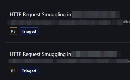 ciberpadi's tweet photo. Let's go! HTTP Request Smuggling @Bugcrowd 

#triaged #bugbounty https://t.co/kuttOuBecT