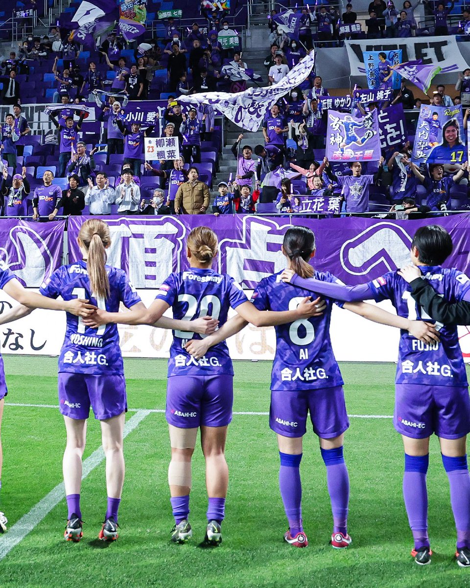 Getting it done under the lights 💜🌃🏟️🕊️

#sanfrecce #hiroshima #projectone #peacewinghiroshima