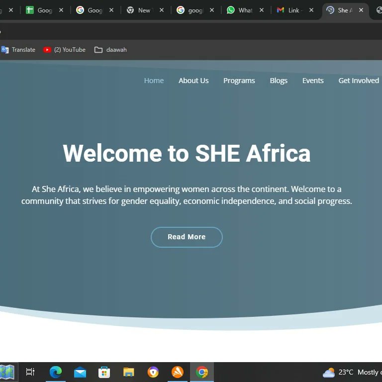 We are proud of our codehack students Trizah and Mgeni for completing their website, She Africa, and host it on @Netlify. link sheafricaorg.netlify.app much appreciation to @antony_wugoma for guiding them.
#womeintech #girlsintech