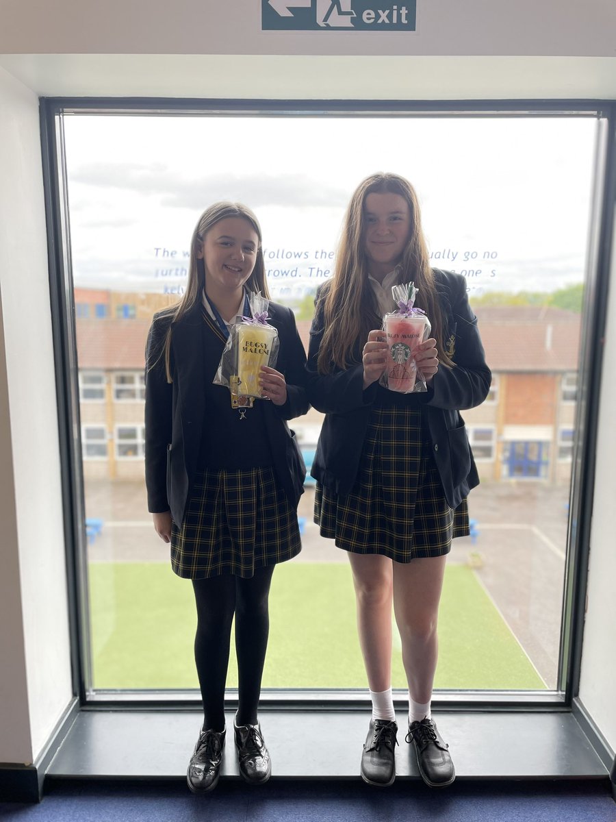 🎉 Big shoutout to Hannah G &amp; Tabitha S, the winners of our Drama Bugsy Malone social media competition! 🌟 

Your comments brought so much kindness and enthusiasm to our posts about the production. We're thrilled to award you with your well-deserved winnings! Enjoy! 🎭