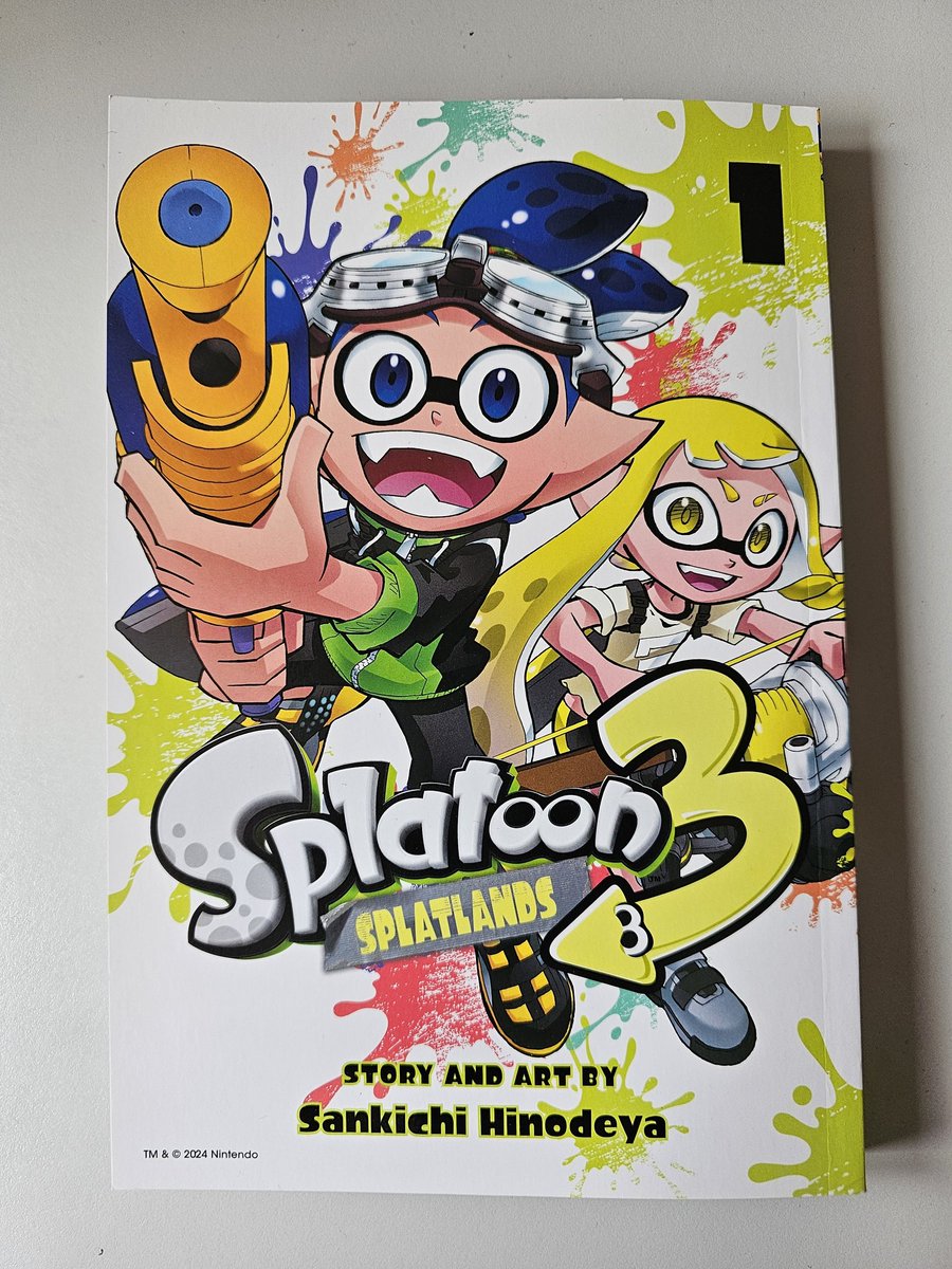 Jur_1087's tweet photo. I've got my copy of Splatoon 3: Splatlands (Vol. 1).
#Splatoon #SplatoonCoroika #Splatoon3Splatlands #Nintendo https://t.co/g8K71BOn4u