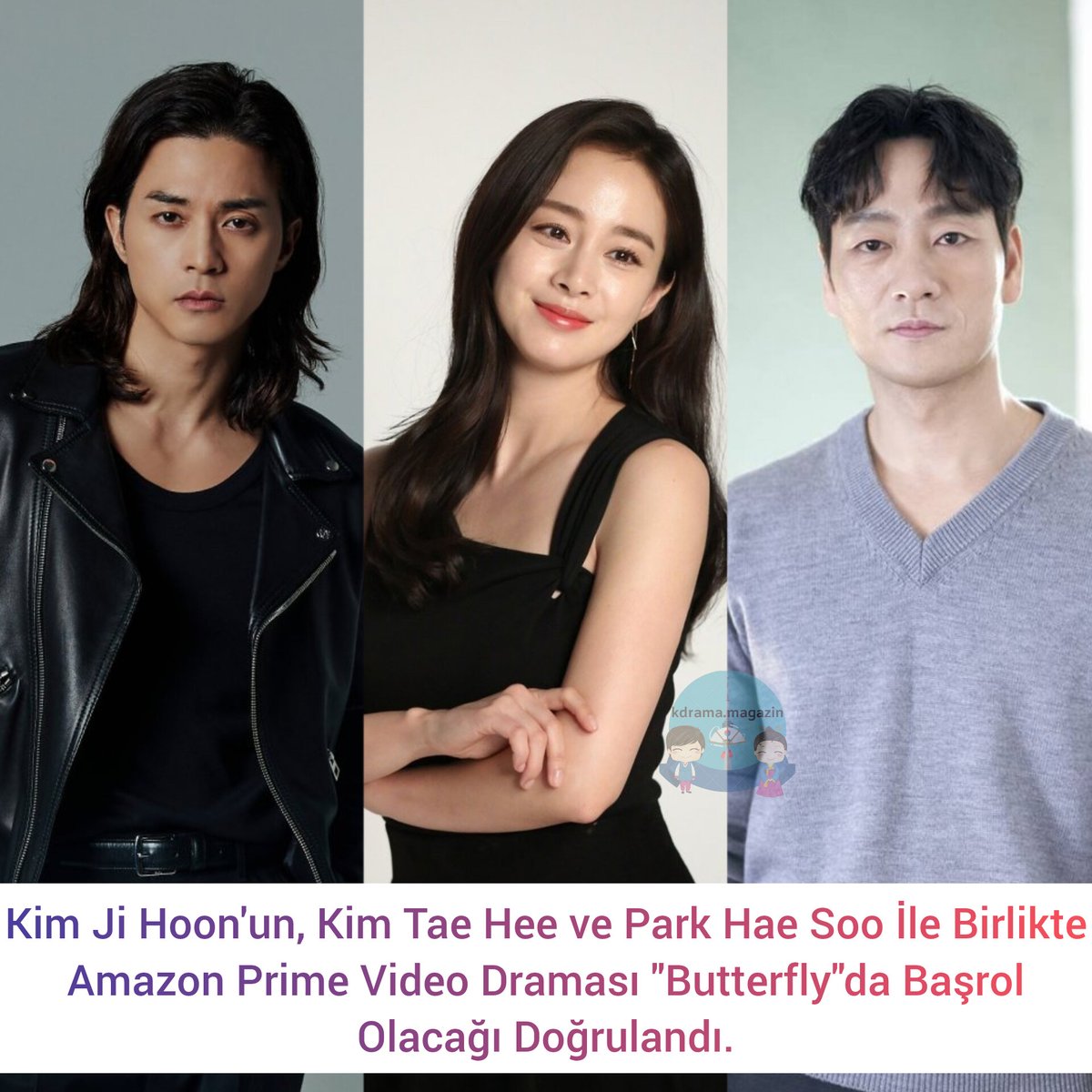 #KimJiHoon'un, #KimTaeHee ve #ParkHaeSoo İle Birlikte Amazon Prime Video Draması #Butterfly'da Başrol Olacağı Doğrulandı.