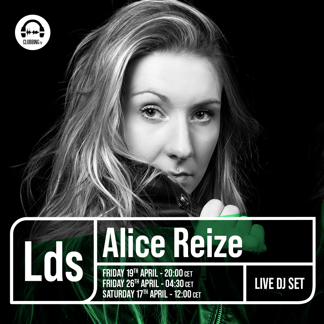 📺Catch Alice Reize play they set tonight at 8pm CET only on @ClubbingTV and clubbing.live🔥 . Click here to watch ⬇️⬇️⬇️ clubbing.live/event/1263/ali…