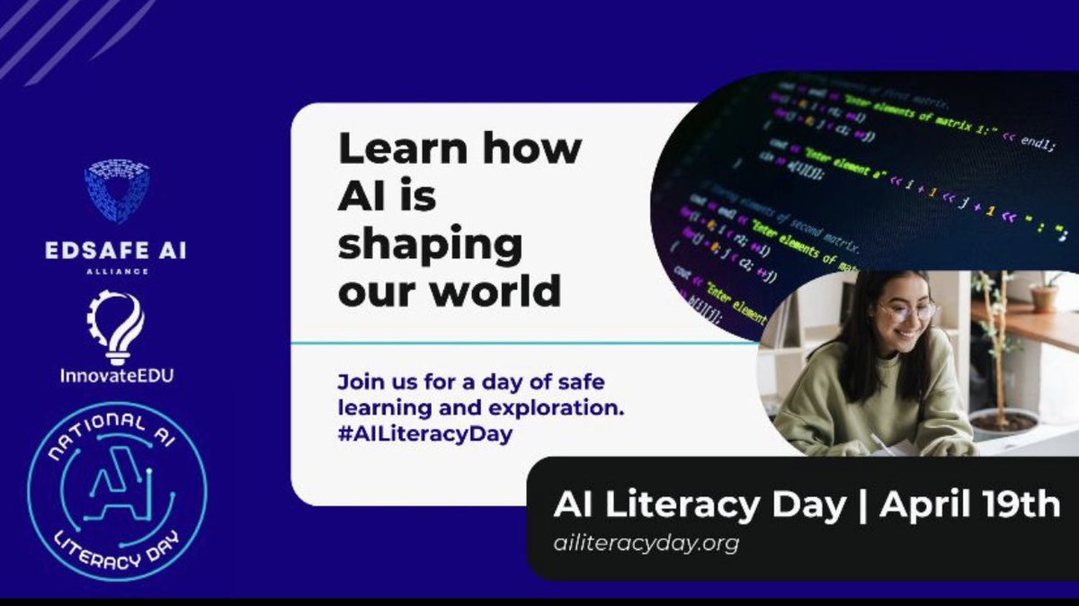 🎉Happy #AI Literacy Day! The Future of Education Technology Conference is excited to join @EdSafeAI EDSAFE AI Alliance, @CommonSenseEd Media, AI-for-Education.org aiEDU.org for a nationwide day of action, inviting students, parents, educators, and community