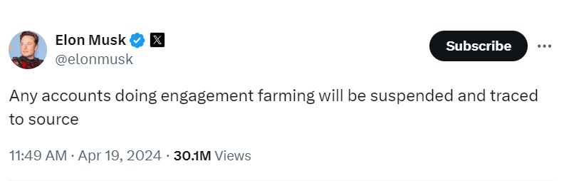 basedegenbets's tweet image. Uncle Elon ain't fucking around guys!! BUT FUCK IT!
I'M FARMING 12 TICKERS, YOU?!
♥️ +  🔁 + REPLY + REQUOTE  $XTER  | @XterioGames
♥️ +  🔁 + REPLY + REQUOTE  $PARAM | @ParamLaboratory
♥️ +  🔁 + REPLY + REQUOTE  $BEYOND | @PlayGroundCorp
♥️ +  🔁 + REPLY + REQUOTE $BUBBLE |…