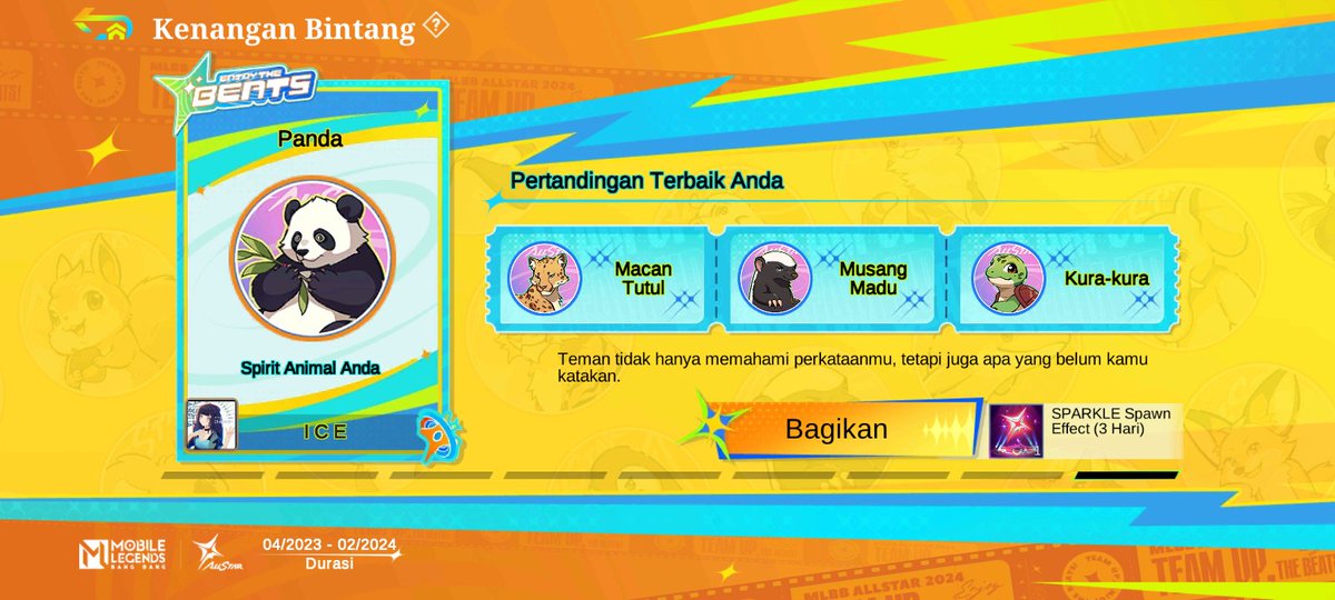 Aiselia_Elita's tweet photo. Dapat Panda OwO 

#MLBB #Aiselia_Gaming #Game #Gaming #MLAllstar #MobileLegend https://t.co/WUTHC2EWRc