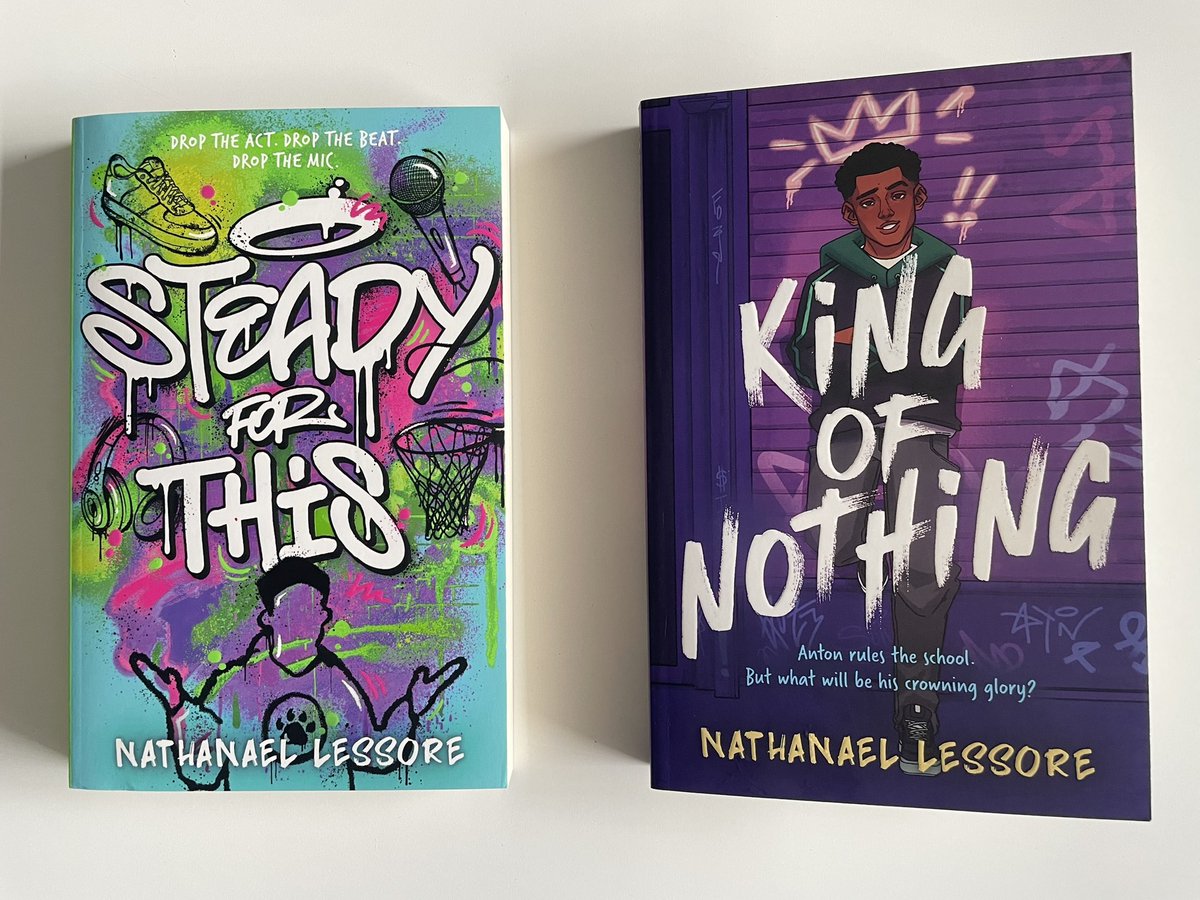 Such a joy to welcome @NateLessore to our school today @uobschool and it was brilliant to hear him talk about his stunning books #SteadyForThis and #KingOfNothing and share his thoughts about the importance of reading and his top tips for writing. A great day @HotKeyBooks😊📚