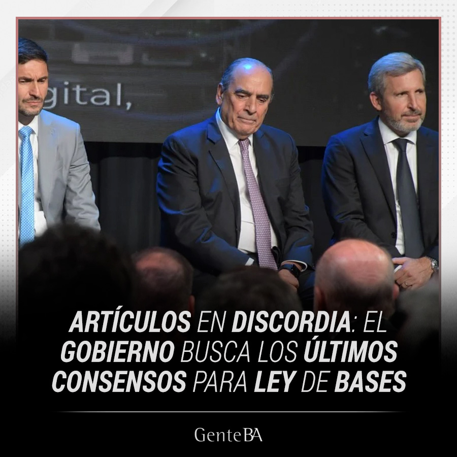 El oficialismo busca llegar al tratamiento de la nueva Ley de Bases con respaldos para evitar un nuevo rechazo en la Cámara de Diputados. Cuáles son los puntos que aún generan conflicto.

#discordia #articulos #gobierno #consenso #leybases #conflicto