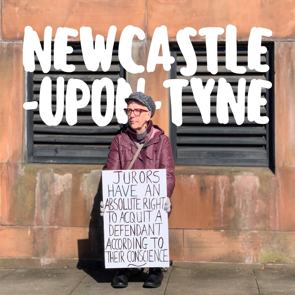 As the photos from different locations keep flooding in, it’s clear that the desire to #DefendOurJuries is shared by many across the country. 

With a handmade sign &amp; a point to make, Trudi Warner has sparked something magnificent in defence of everyone’s rights.

#IAmTrudiWarner