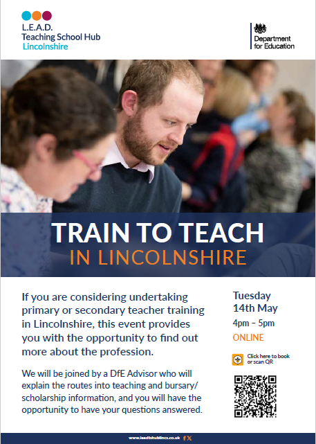 Interested in training to be a teacher, please see below: